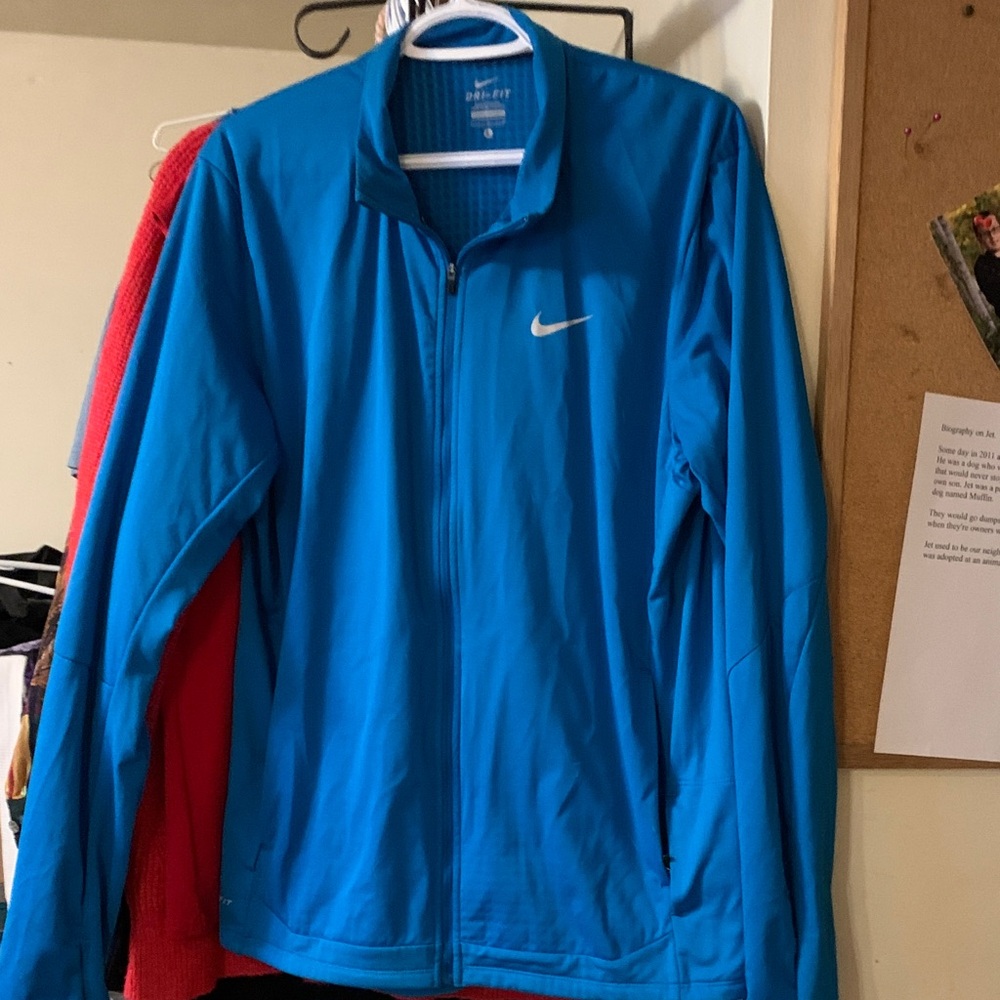 Nike Women's Blue Performance Jacket. Lg